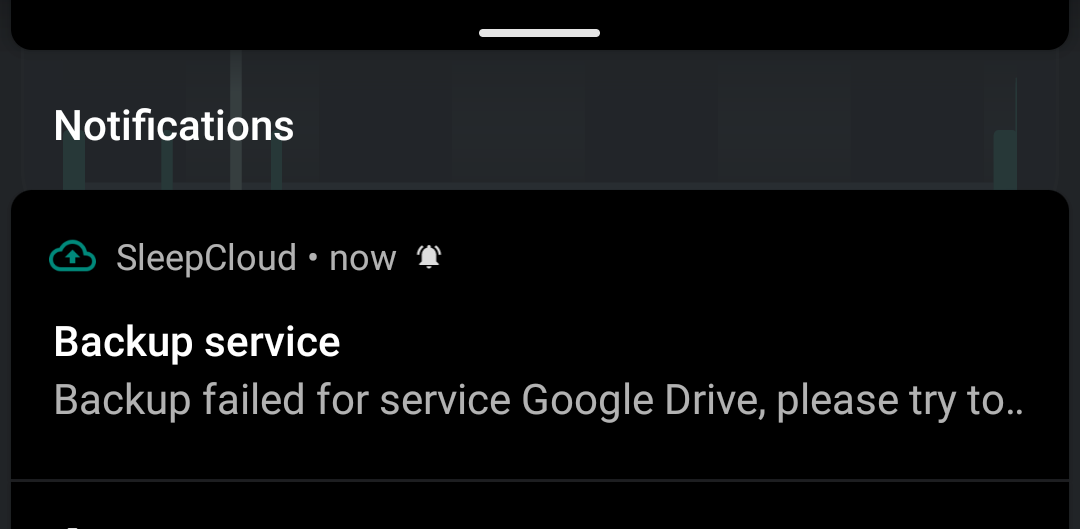 backup fail